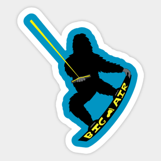 Wakeboarding Sasquatch Sticker